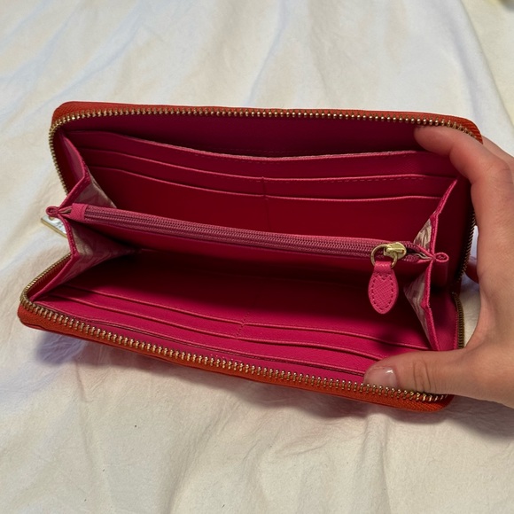 DKNY Summer Spring Wallet Coral - Picture 5 of 10